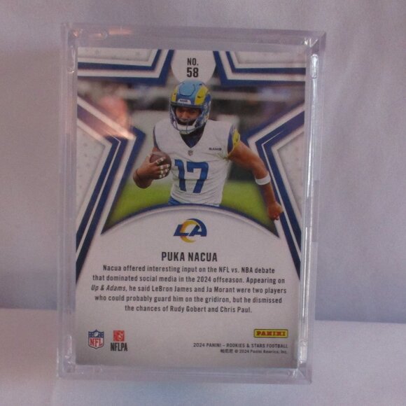 Rookies & Stars PUKA NACUA Sports Card Shadow Box with Matching Nike Shoe - Picture 2 of 4